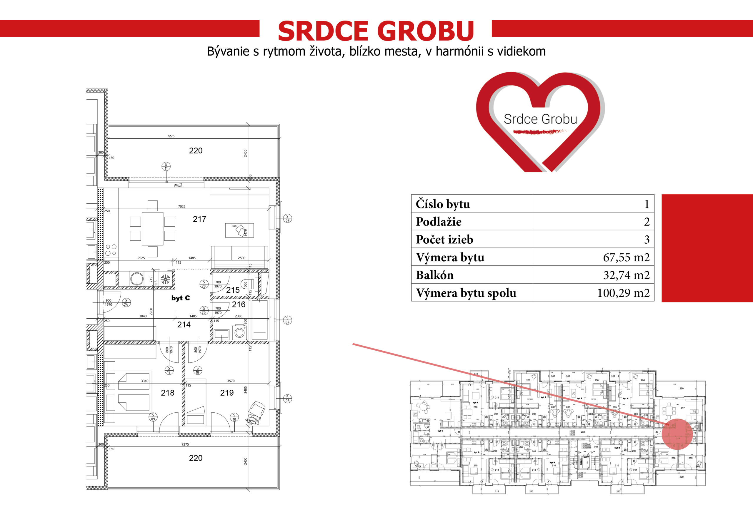 Srdce Grobu - 1 - Pôdorys