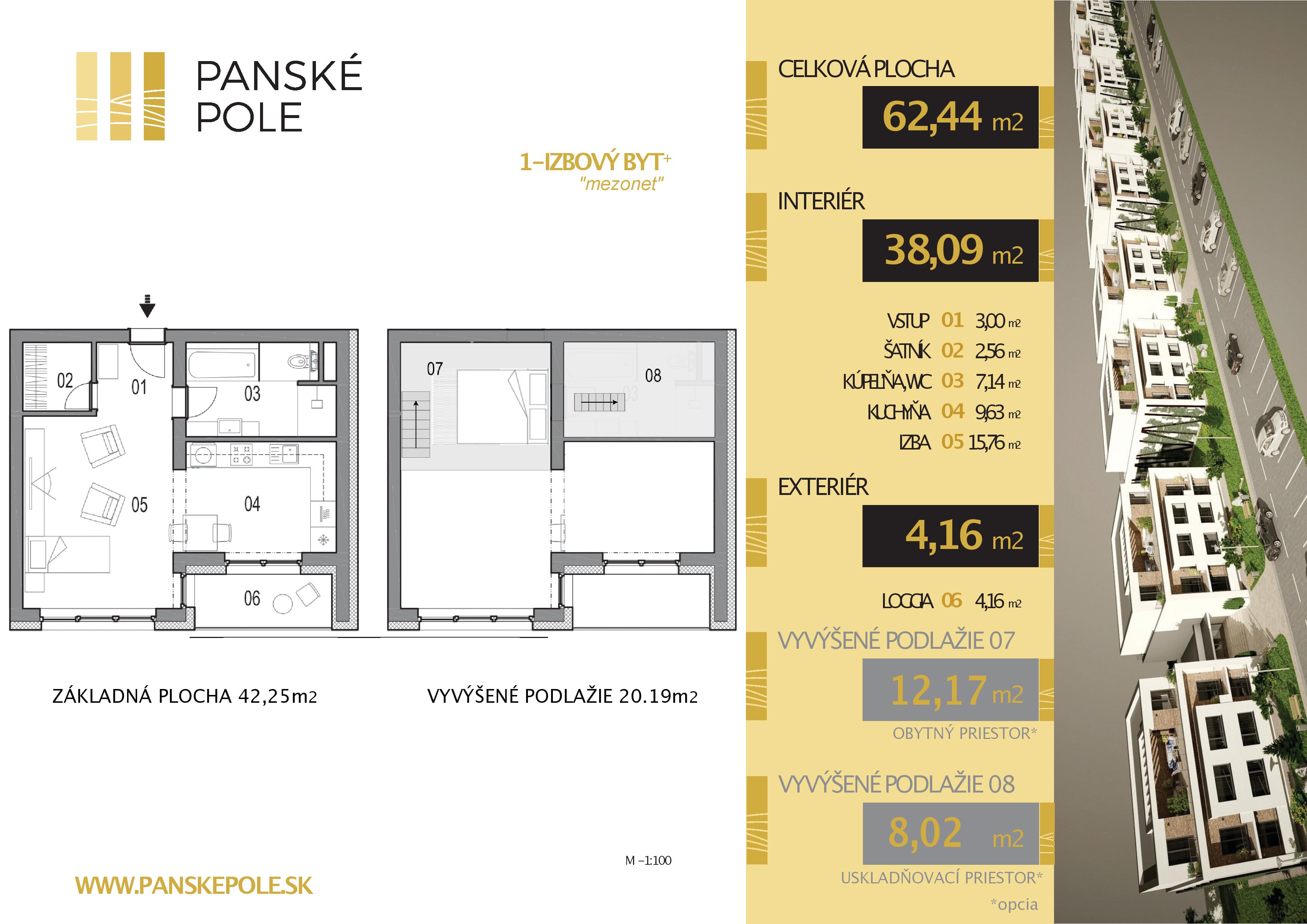 Panské Pole - LUCERNA 2.14 - Pôdorys