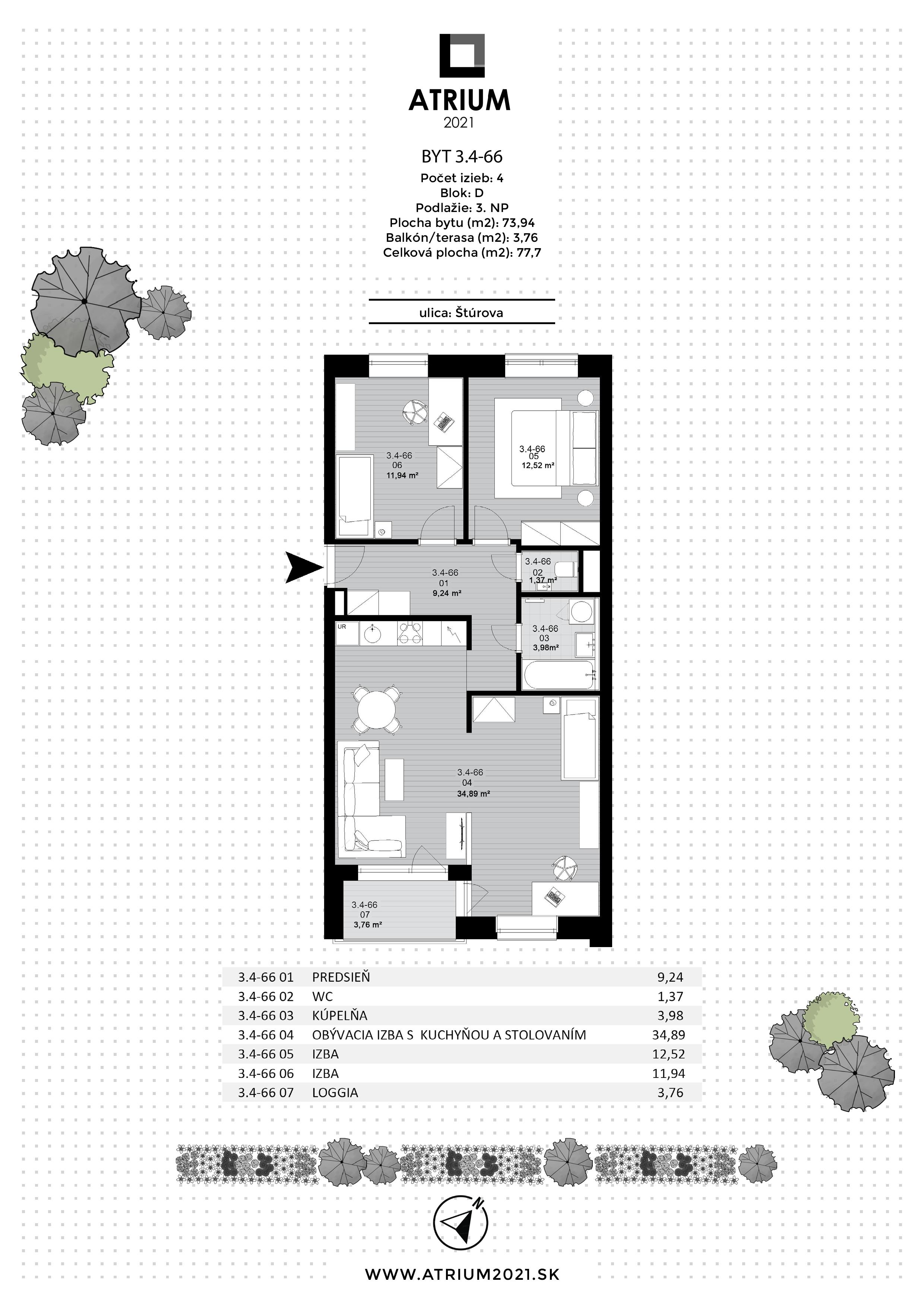Atrium 2021 - 3.4-66 - Pôdorys