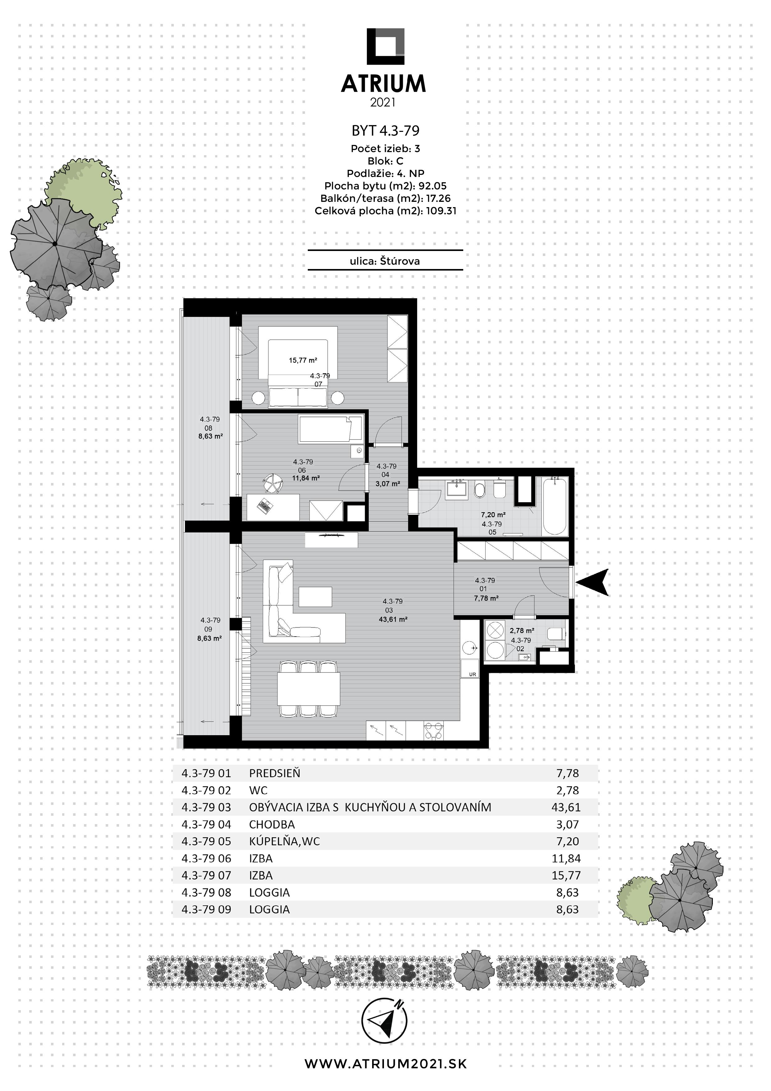 Atrium 2021 - 4.3-79 - Pôdorys
