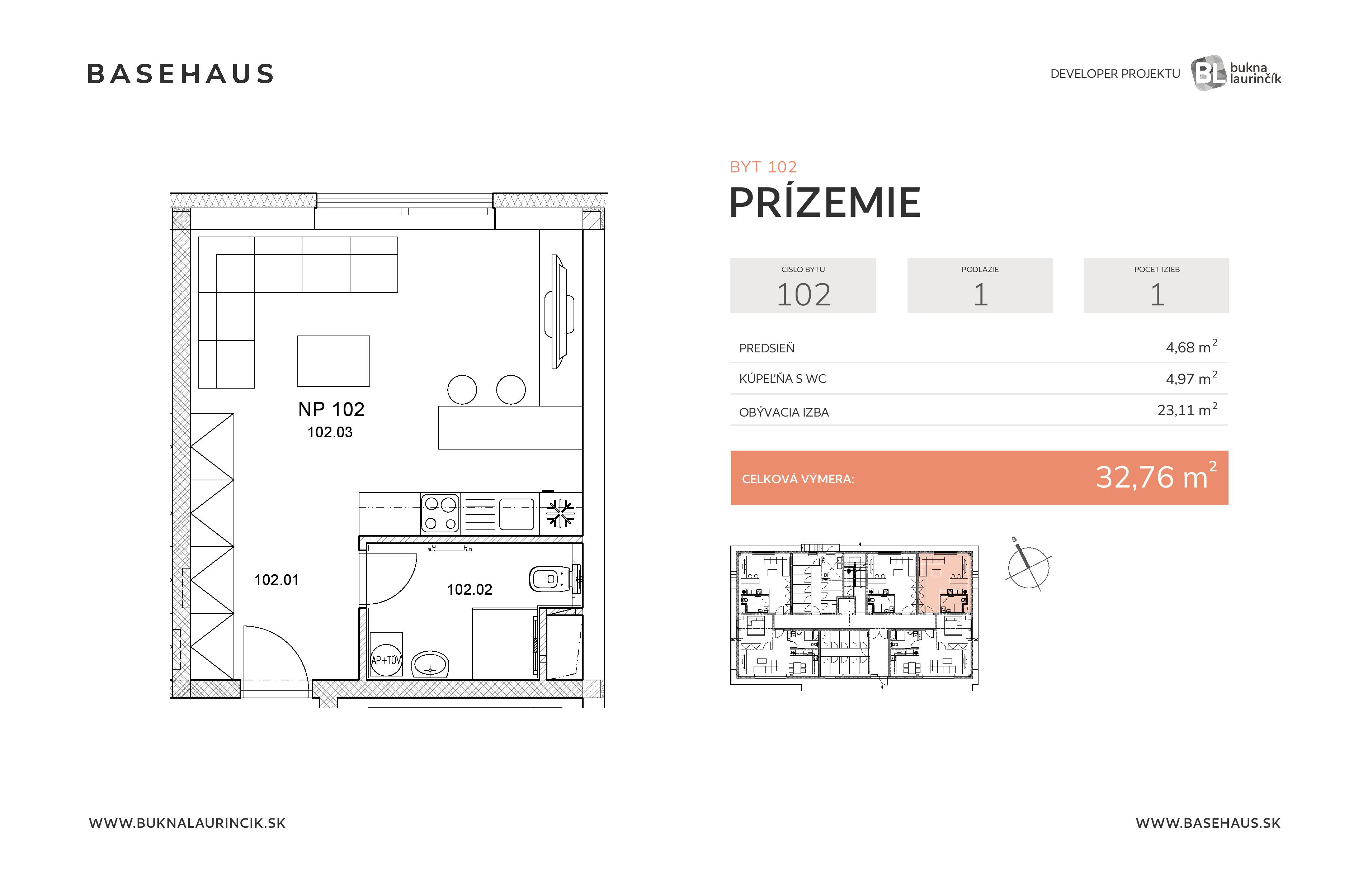 Basehaus - 102 - Pôdorys
