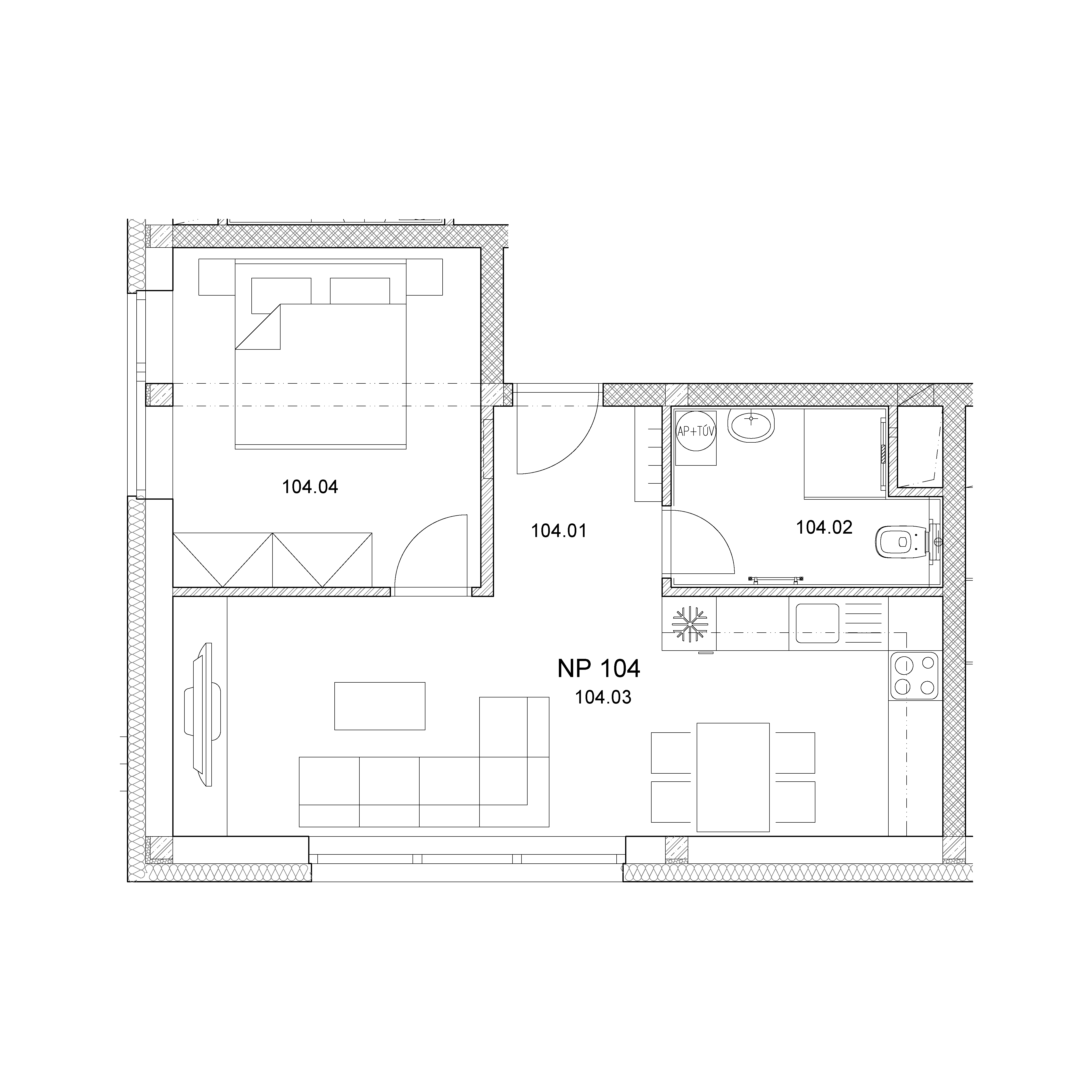 Basehaus - 104 - Pôdorys