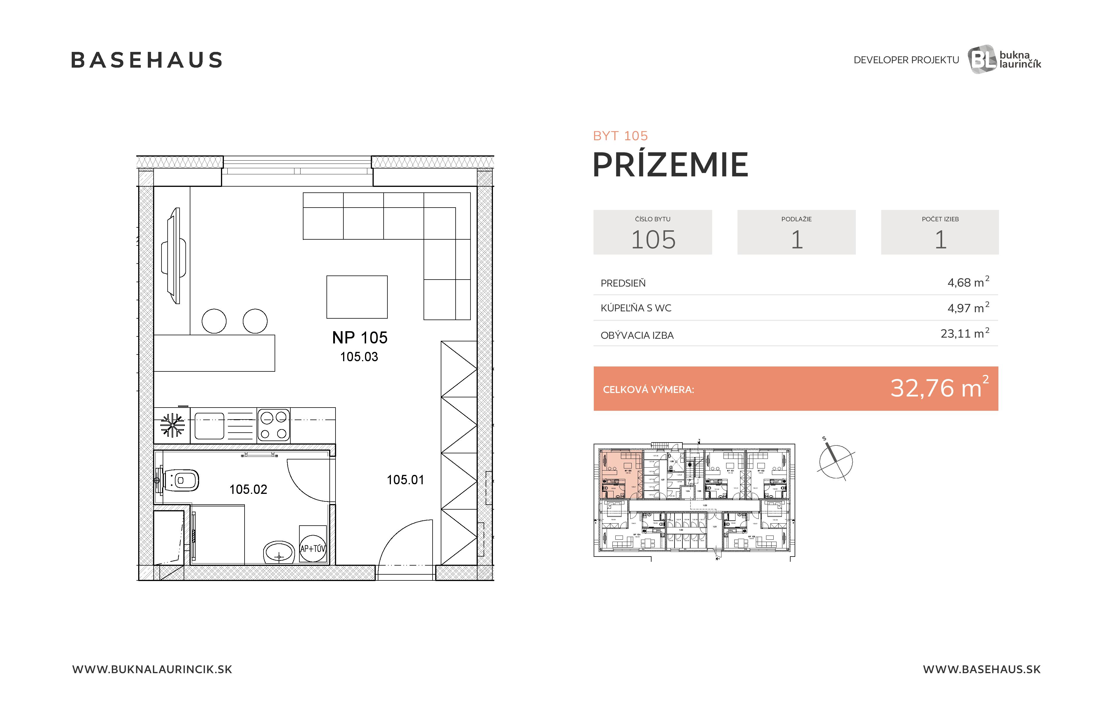 Basehaus - 105 - Pôdorys