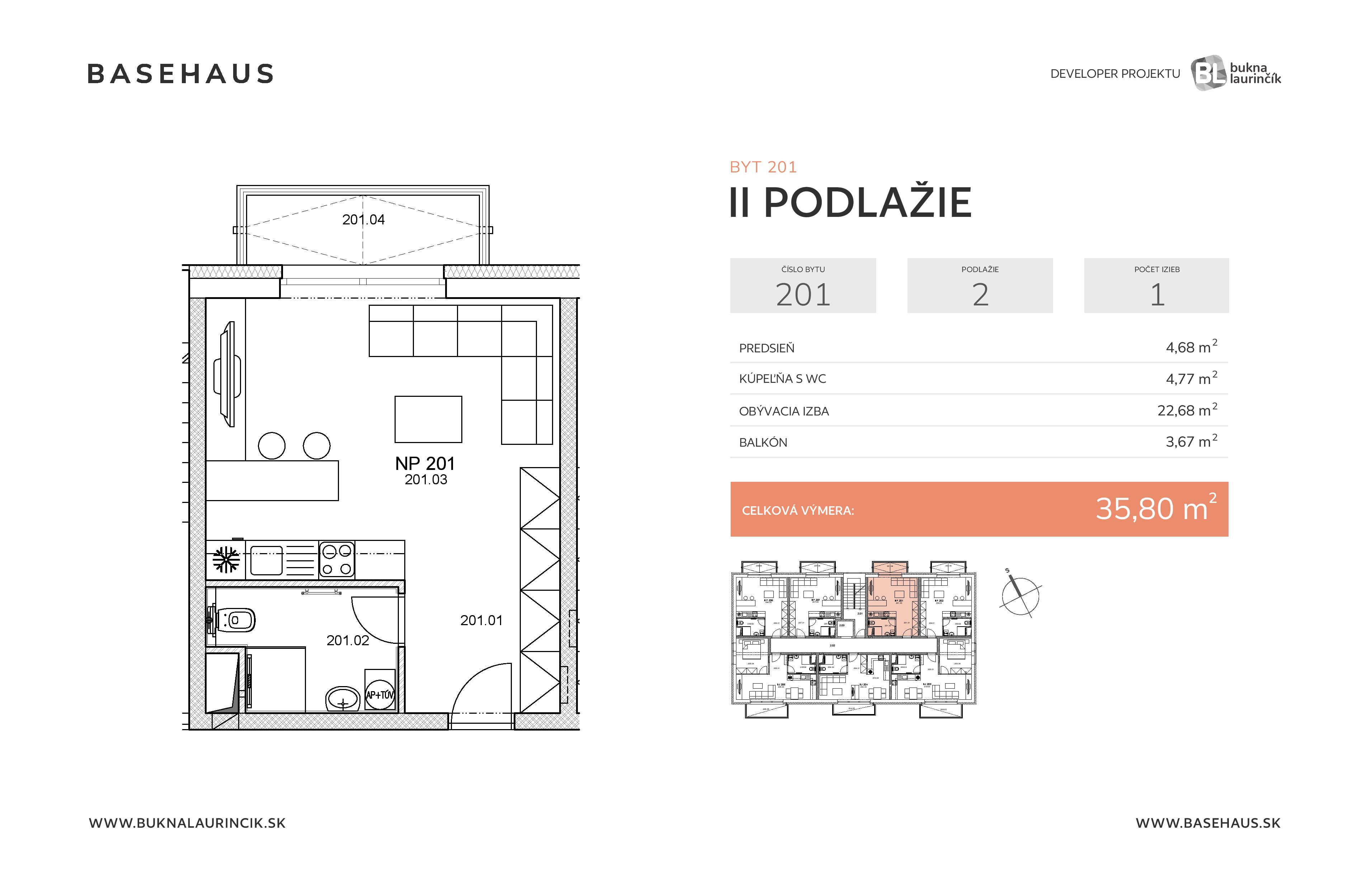 Basehaus - 201 - Pôdorys