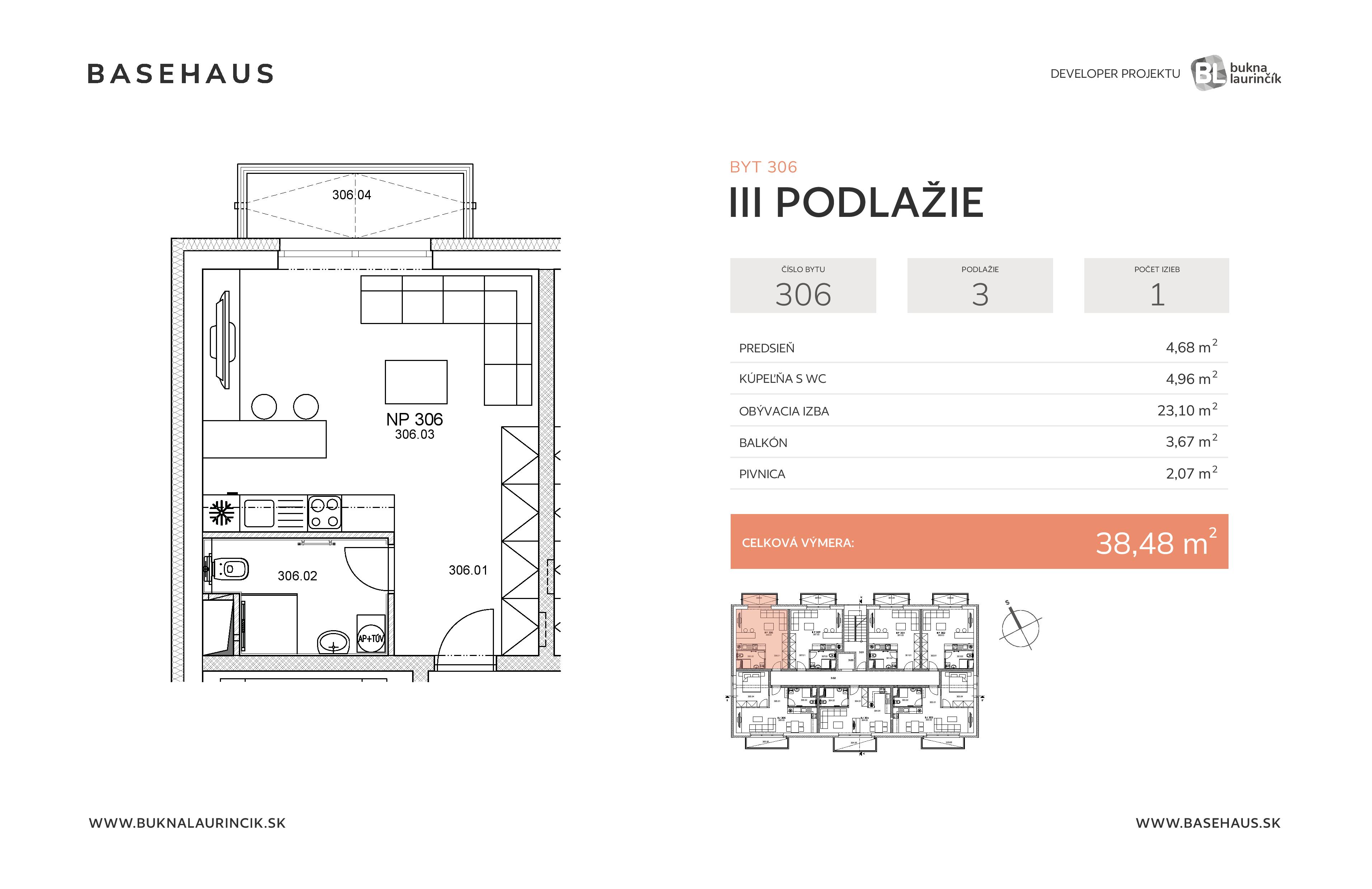 Basehaus - 306 - Pôdorys