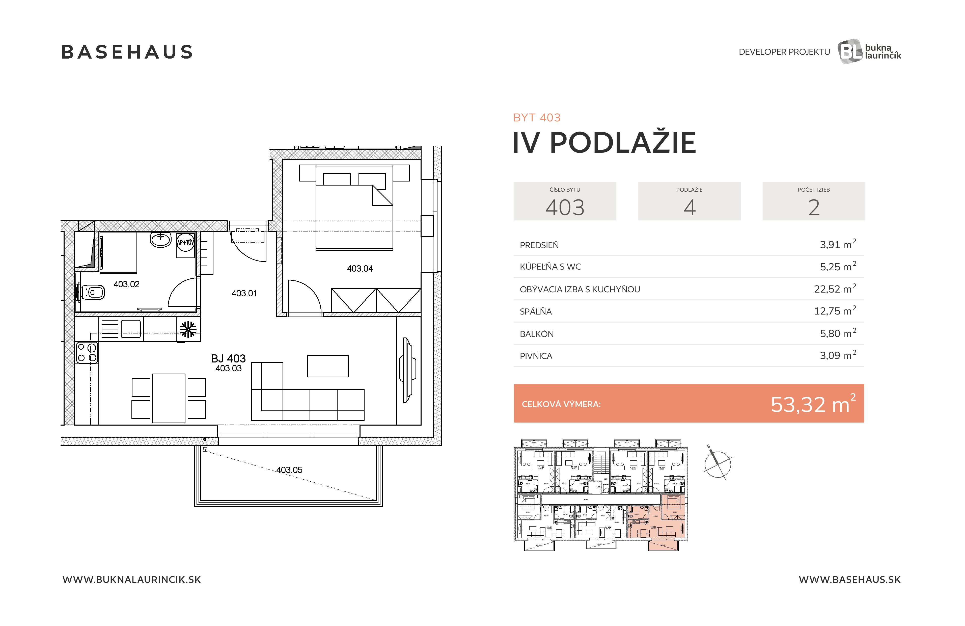 Basehaus - 403 - Pôdorys