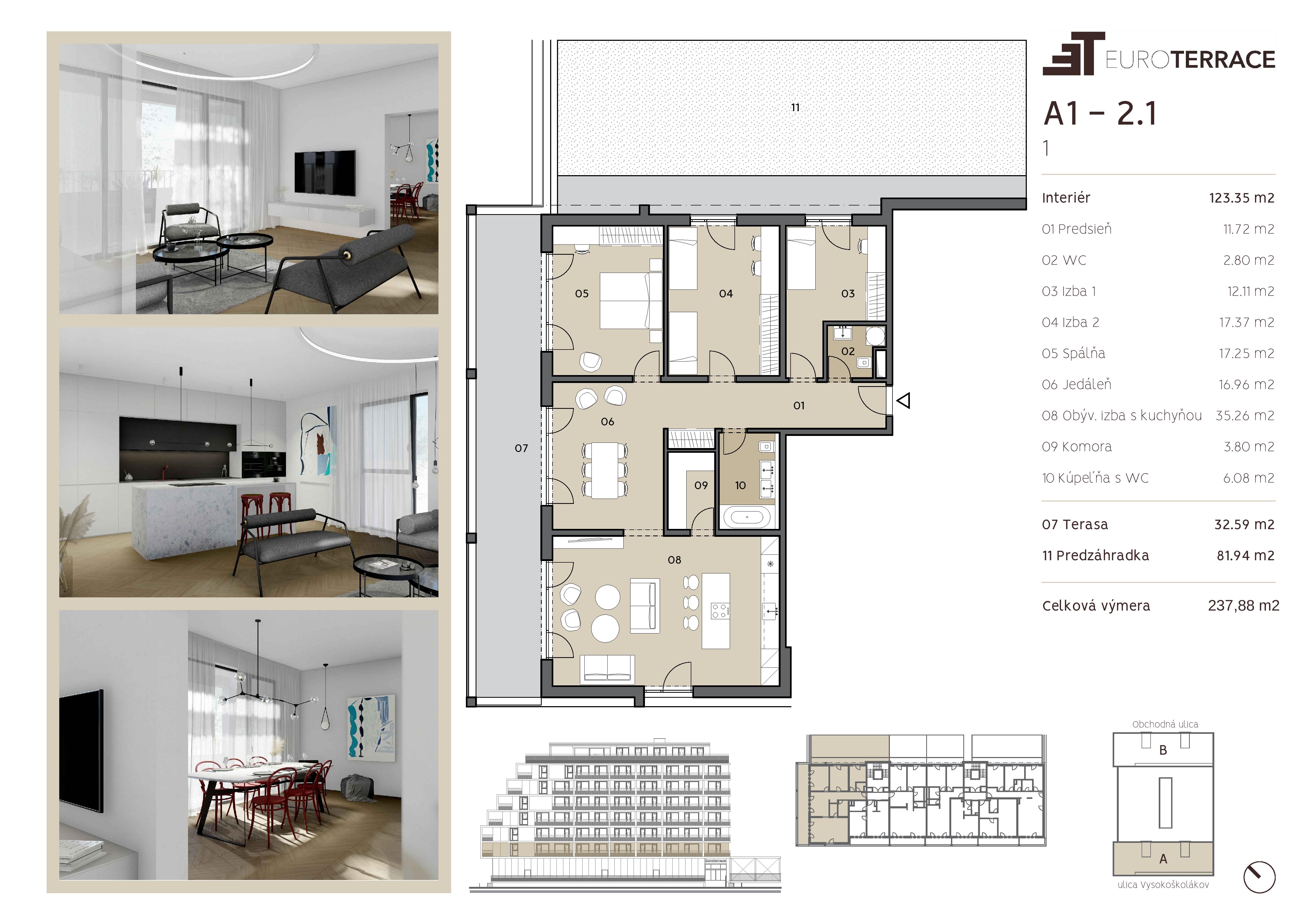 Euroterrace - A1-2.1 - Pôdorys