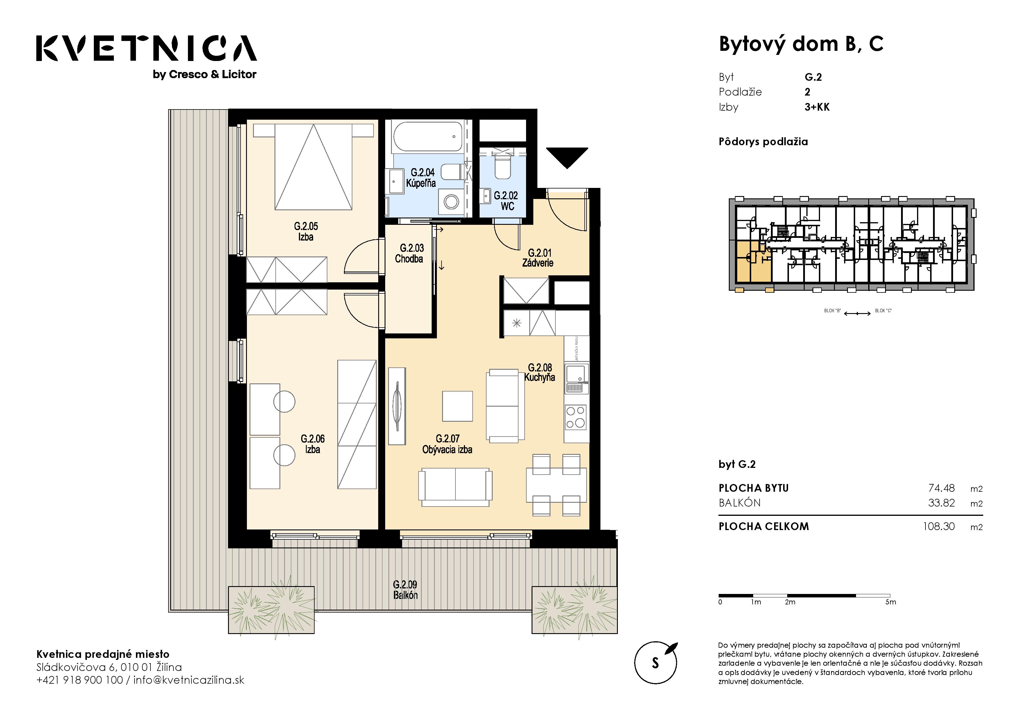 Kvetnica - 2.G - Pôdorys