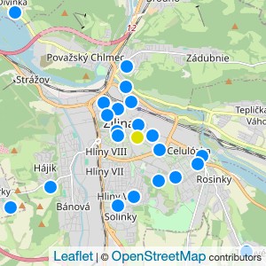 Na Studničkách - map