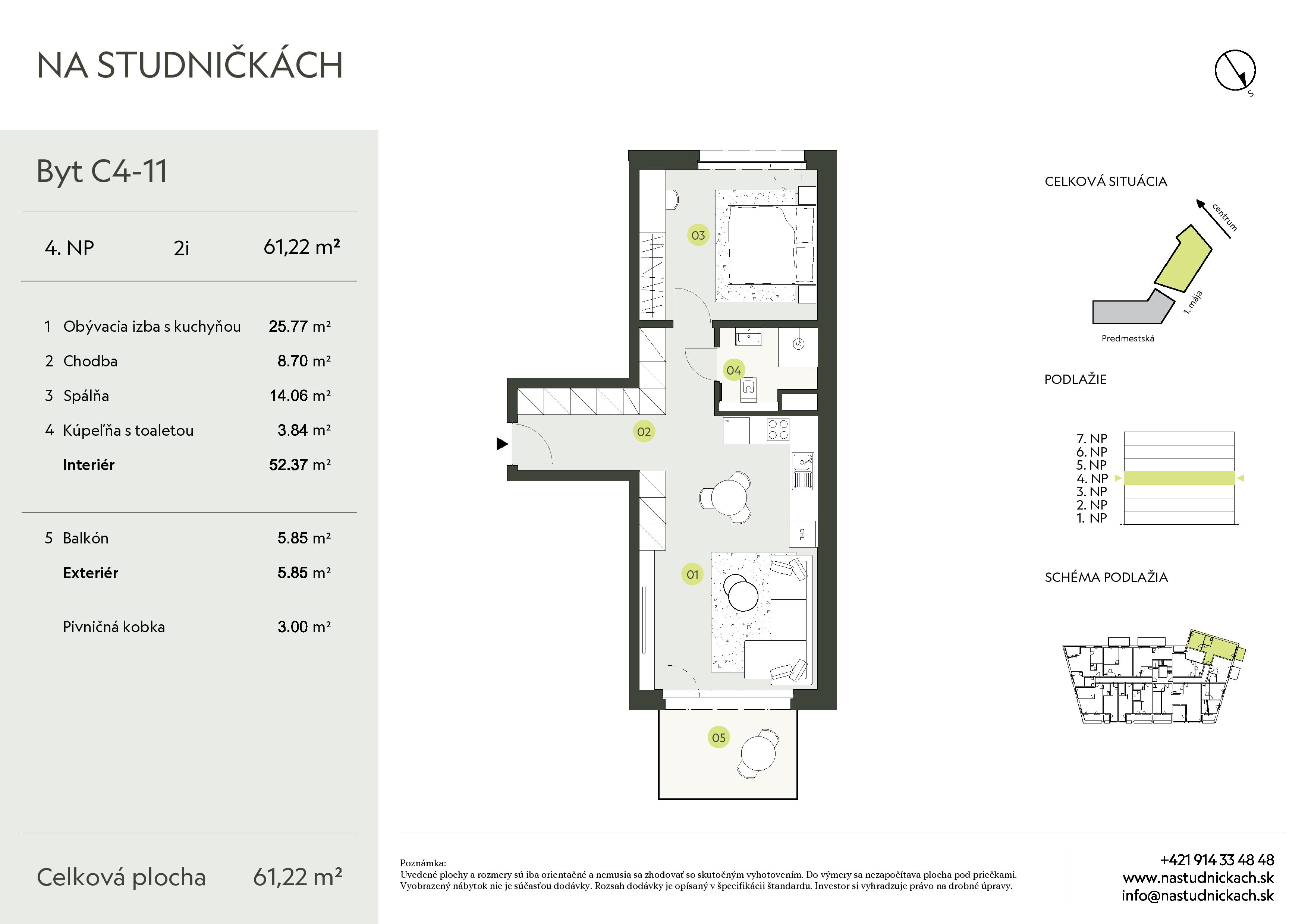 Na Studničkách - C4-11 - Pôdorys