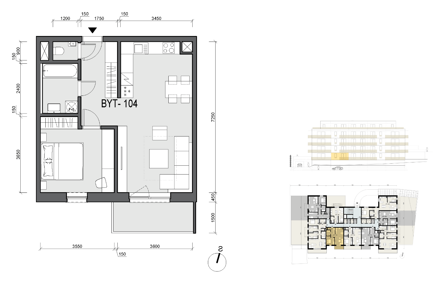 Scenéria - 104 - Pôdorys