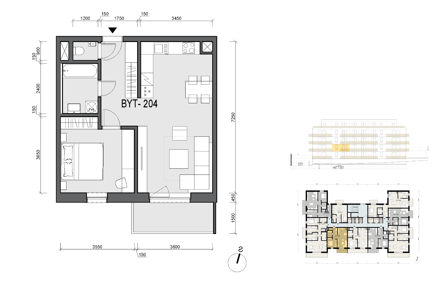 Scenéria - 204 - Pôdorys