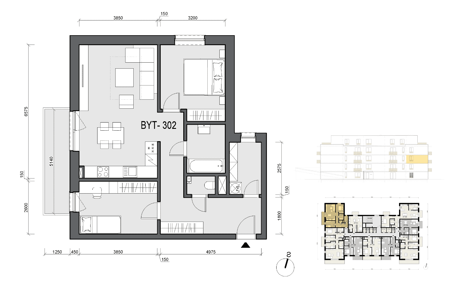 Scenéria - 302 - Pôdorys