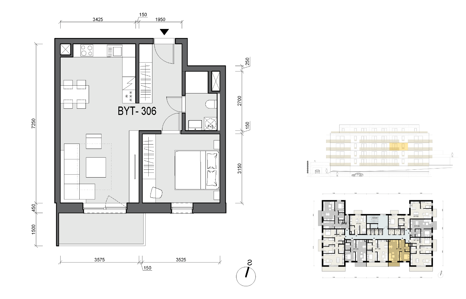 Scenéria - 306 - Pôdorys