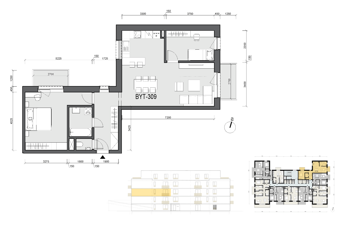 Scenéria - 309 - Pôdorys