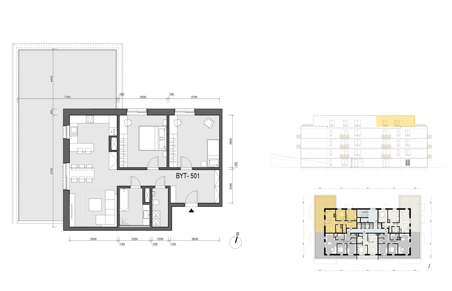 Scenéria - 501 - Pôdorys