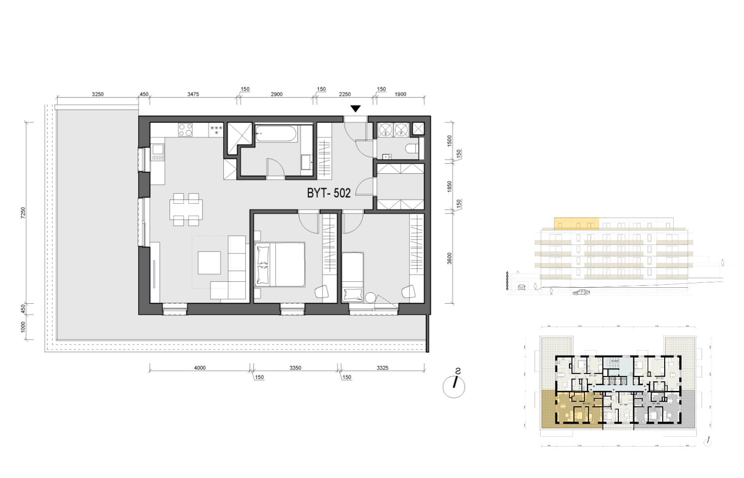 Scenéria - 502 - Pôdorys
