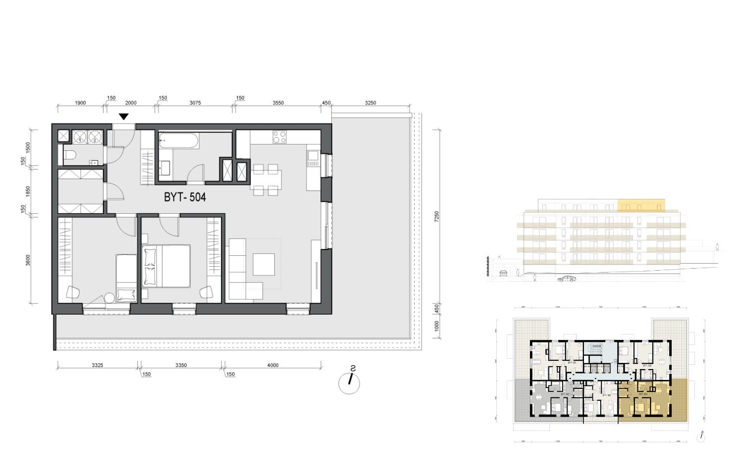 Scenéria - 504 - Pôdorys