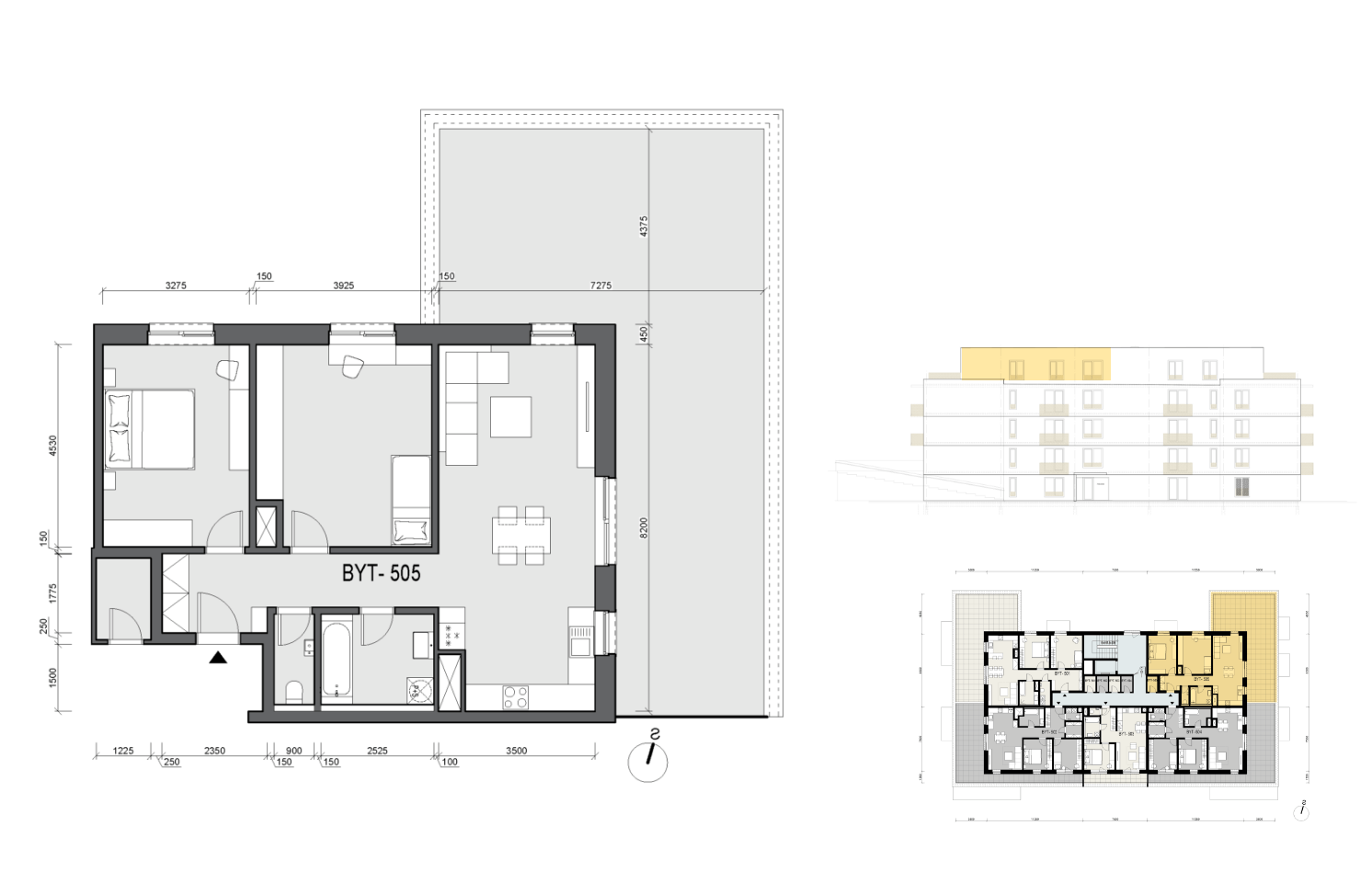 Scenéria - 505 - Pôdorys