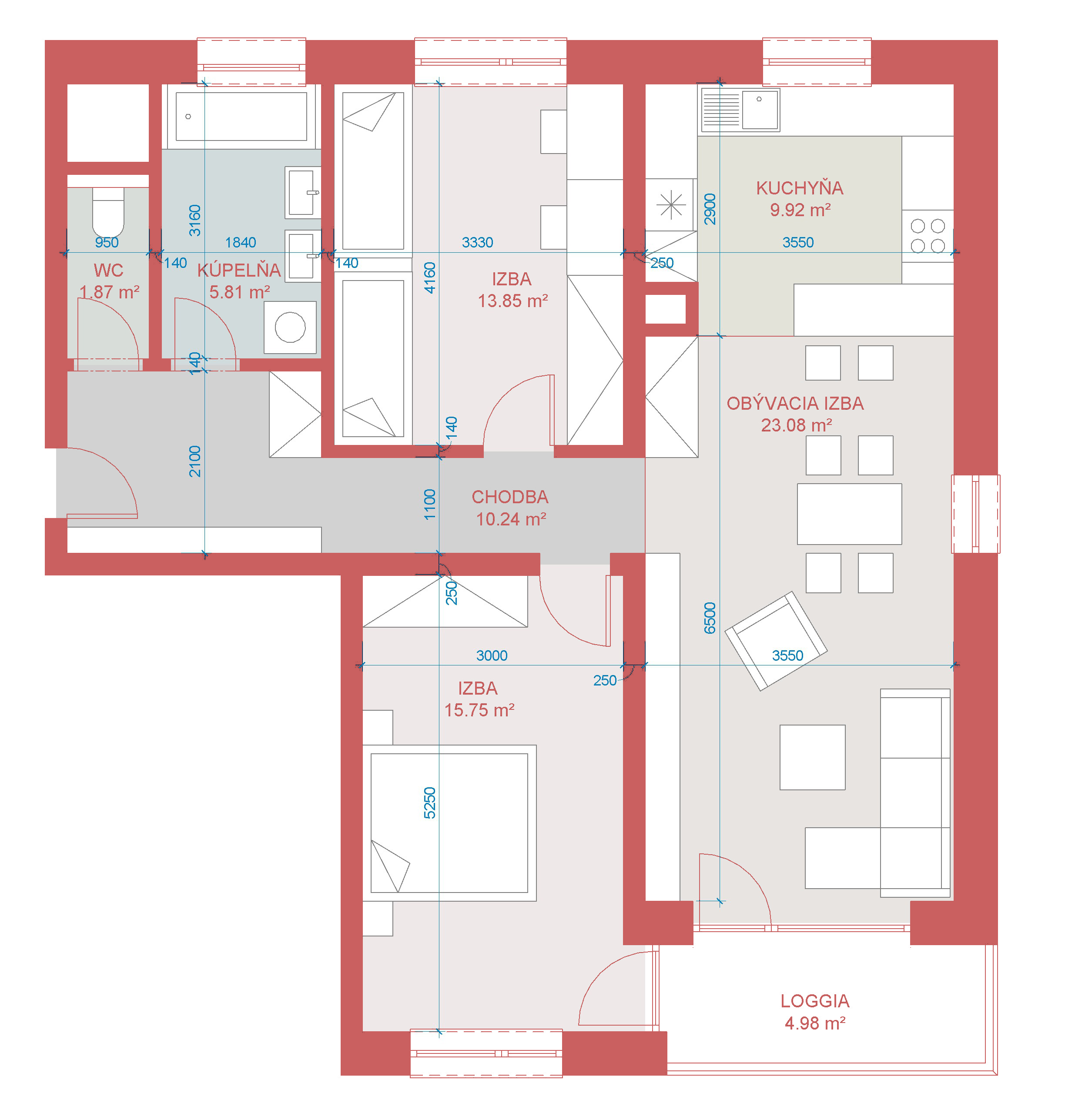 Dom Žitava - 23 - Pôdorys