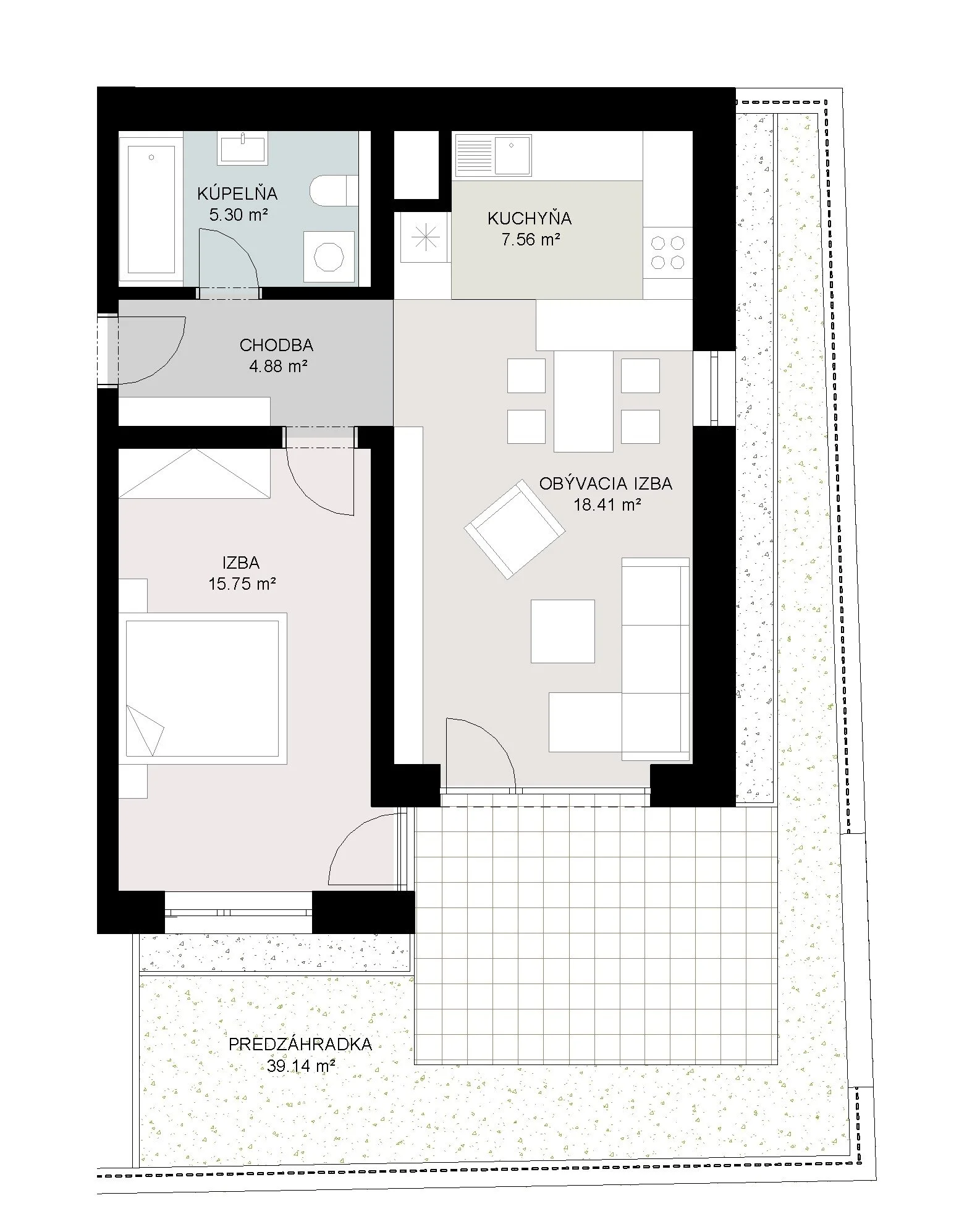 Dom Žitava - 3 - Pôdorys