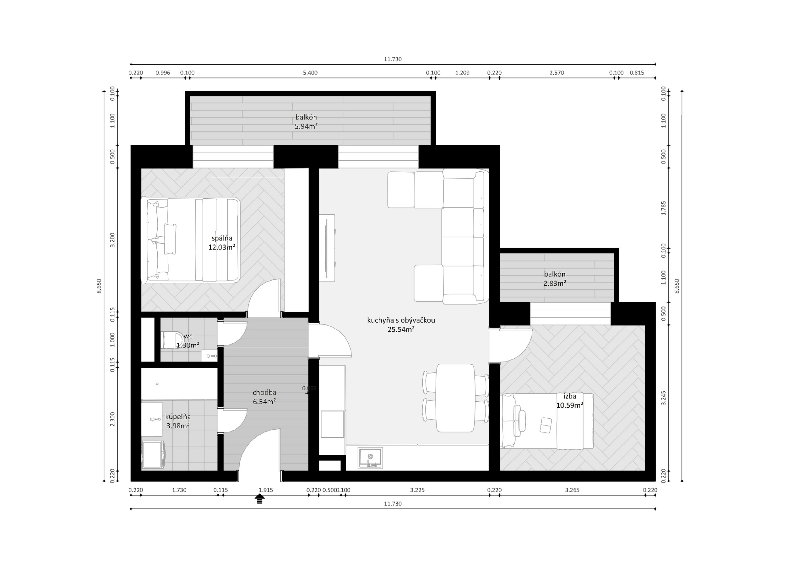 Na Klásku - G02 - Pôdorys