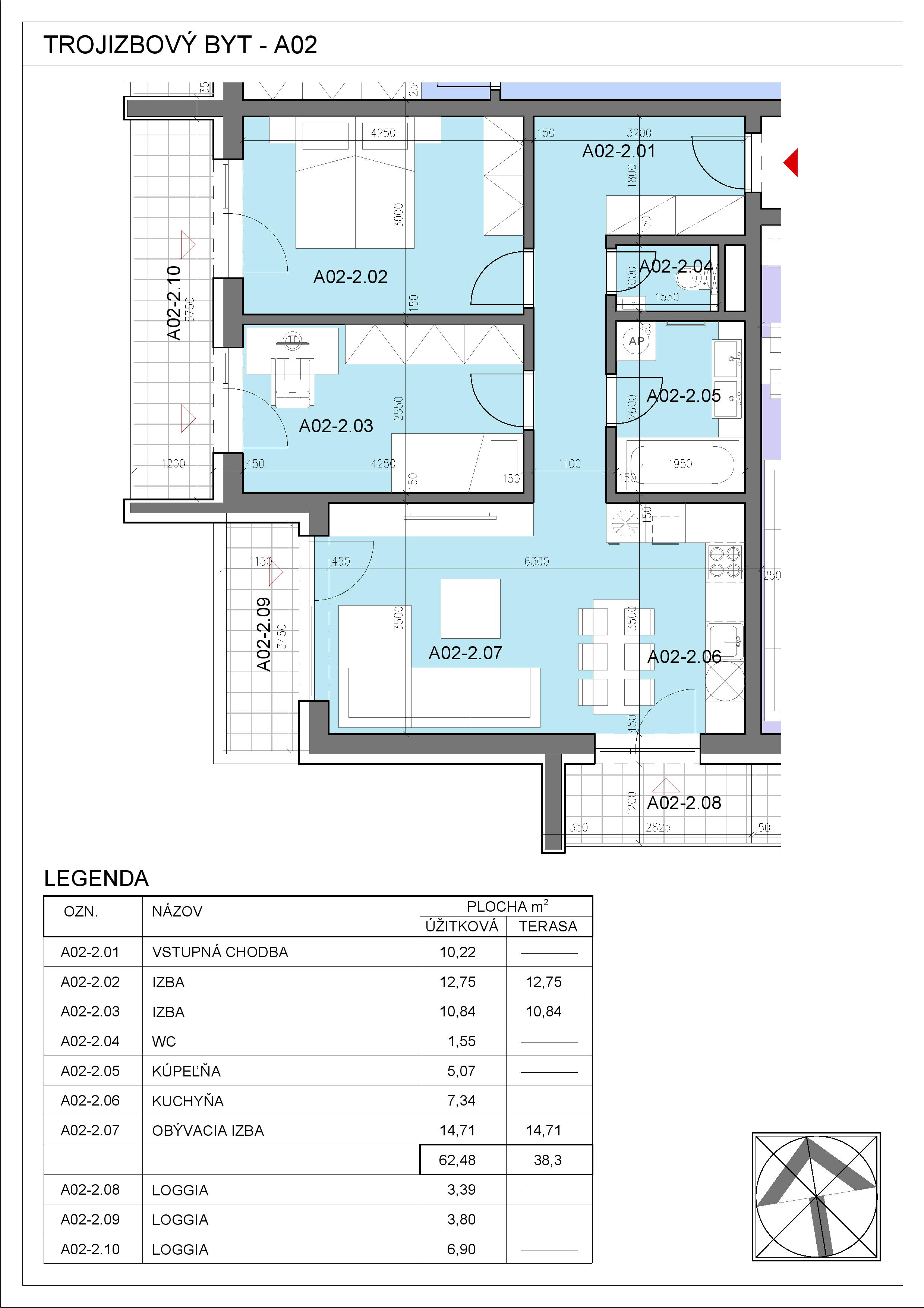 Nový Začiatok - A03 - Pôdorys