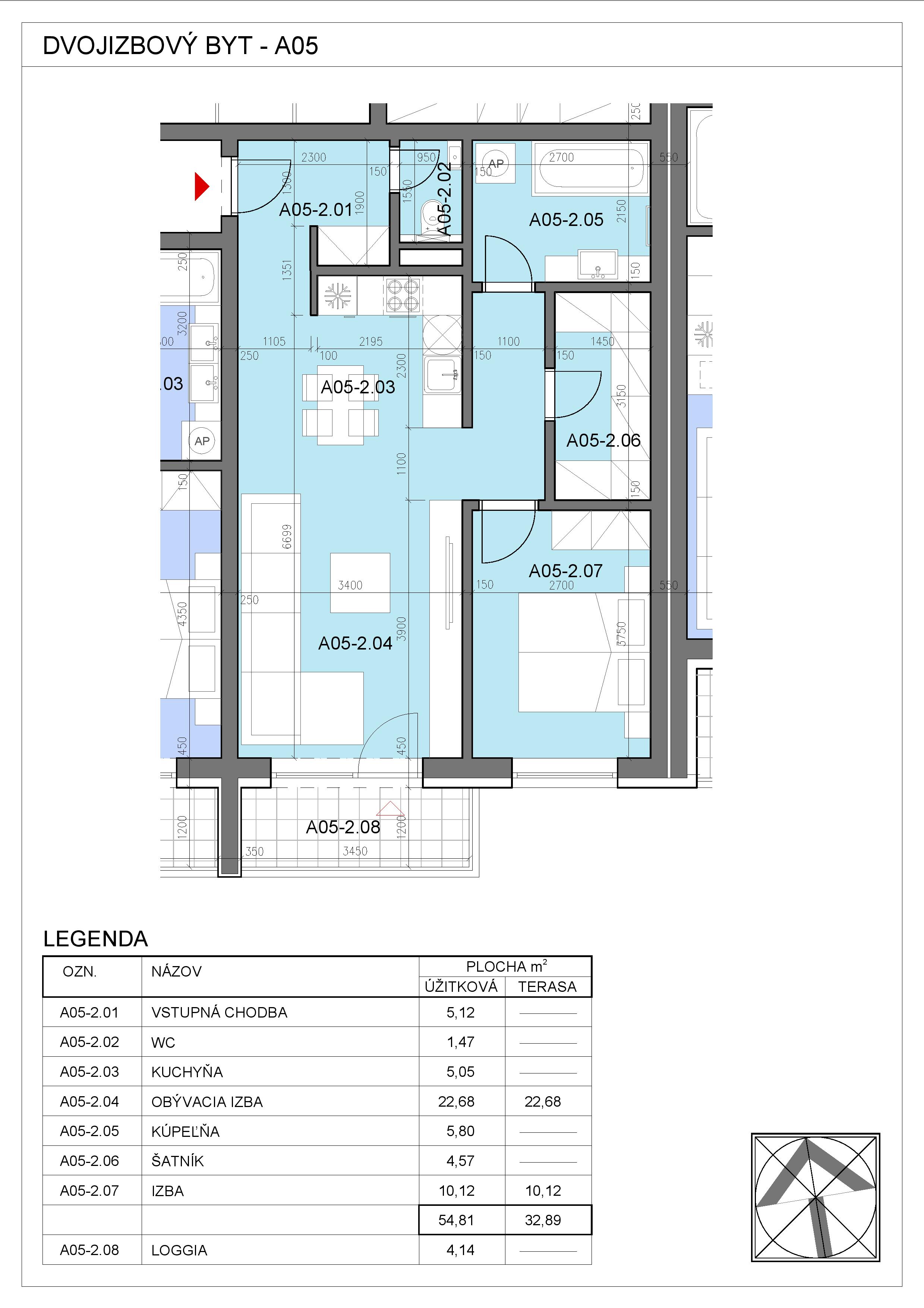 Nový Začiatok - A05 - Pôdorys