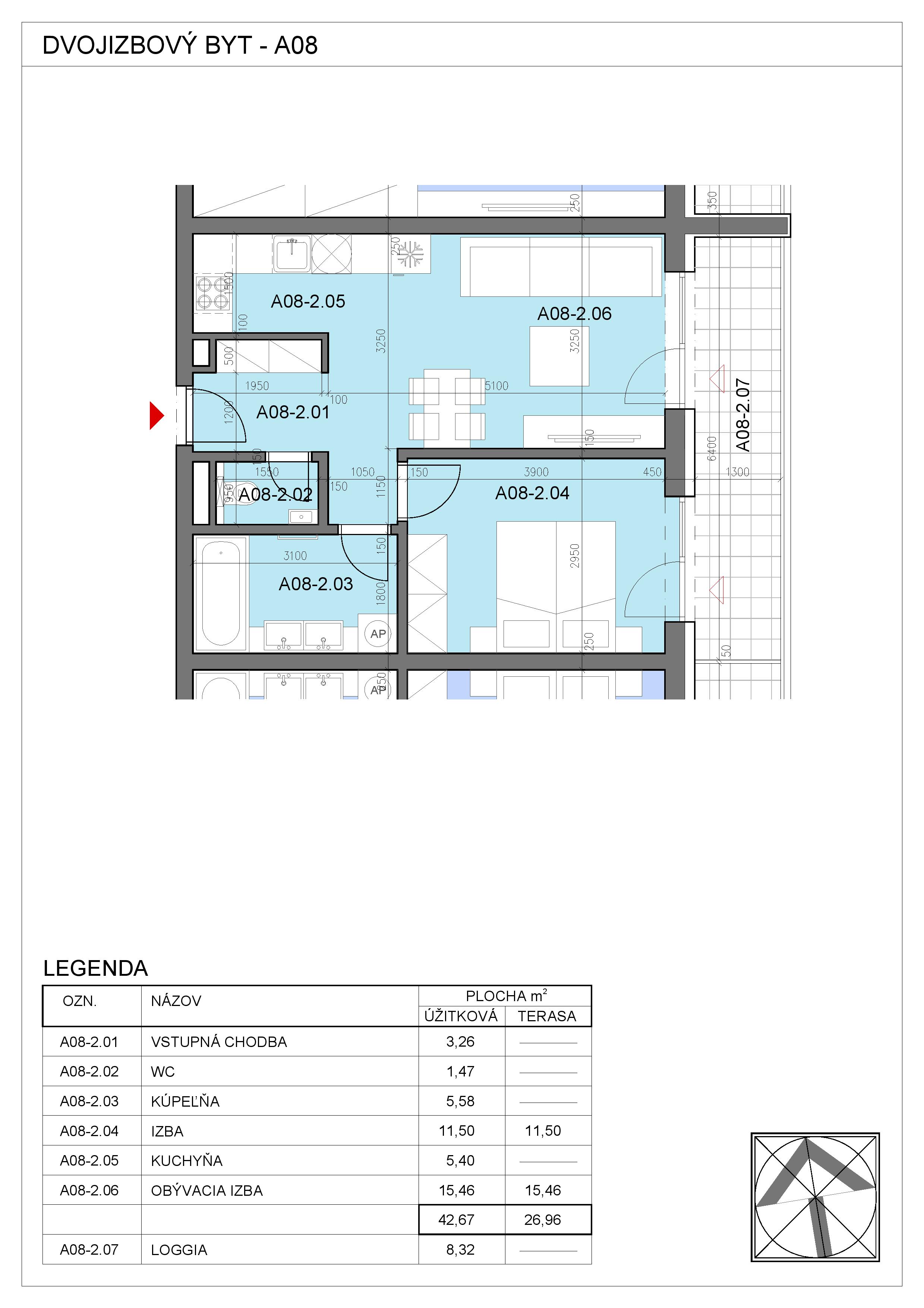 Nový Začiatok - A08 - Pôdorys