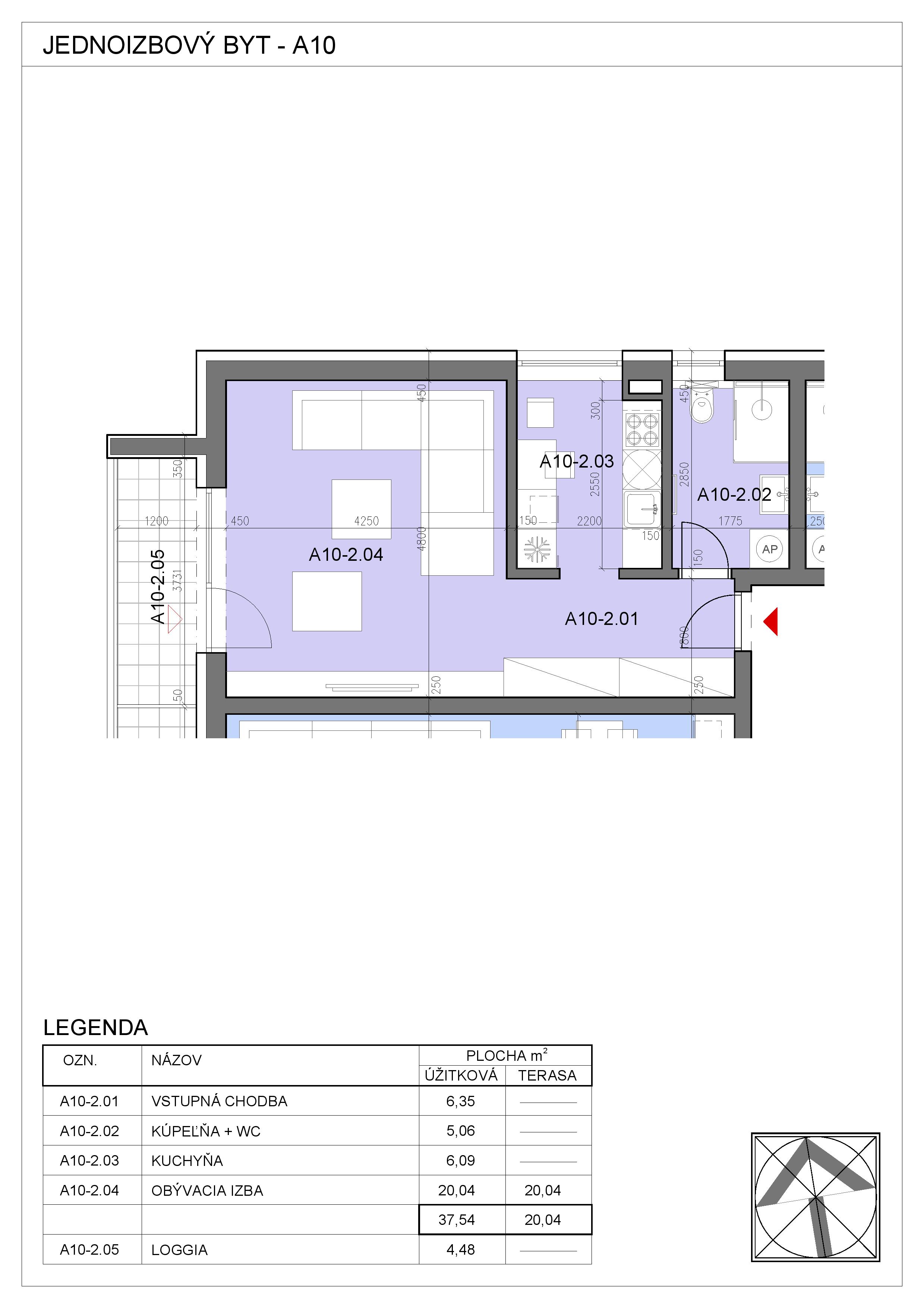 Nový Začiatok - A10 - Pôdorys