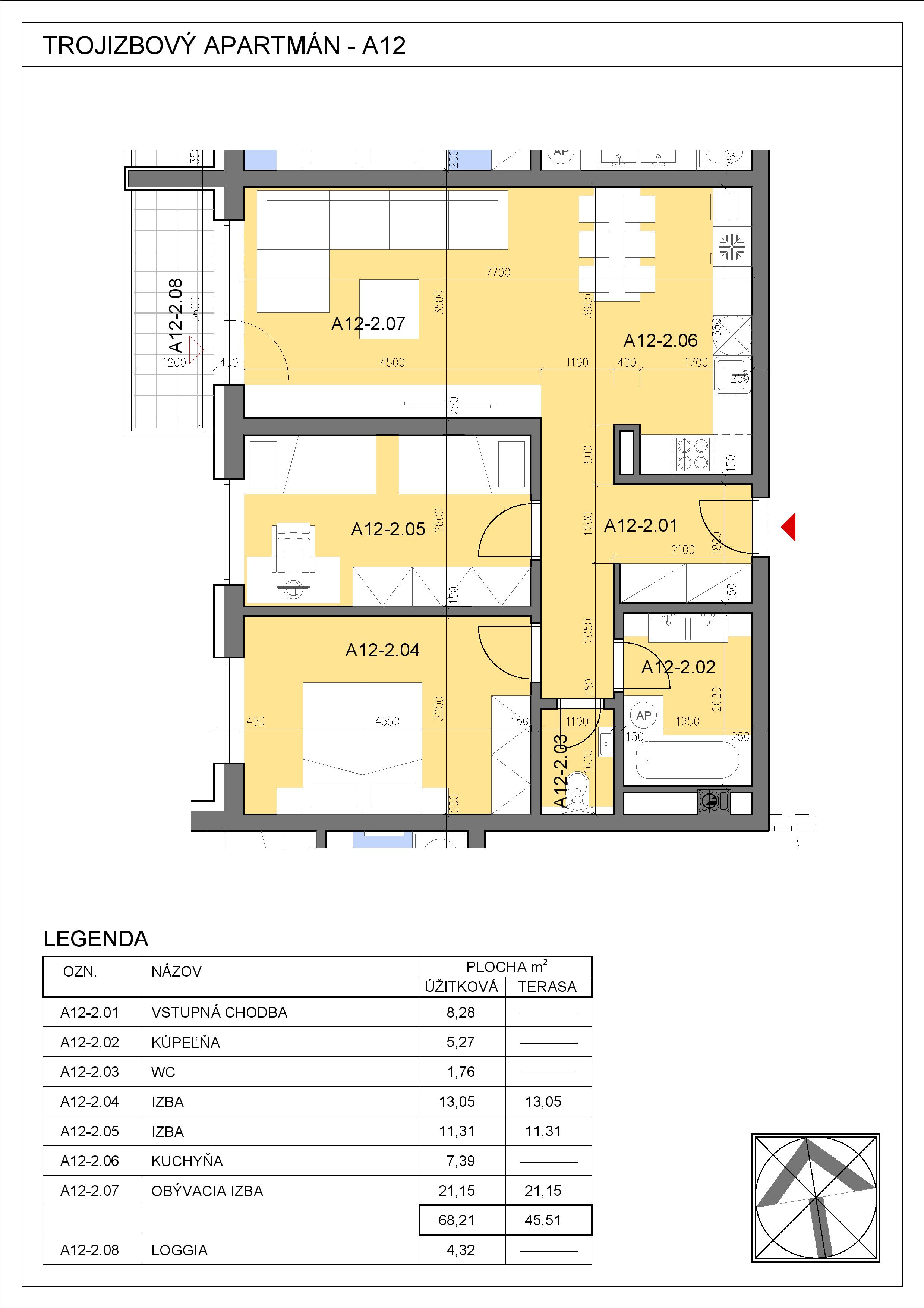 Nový Začiatok - A12 - Pôdorys