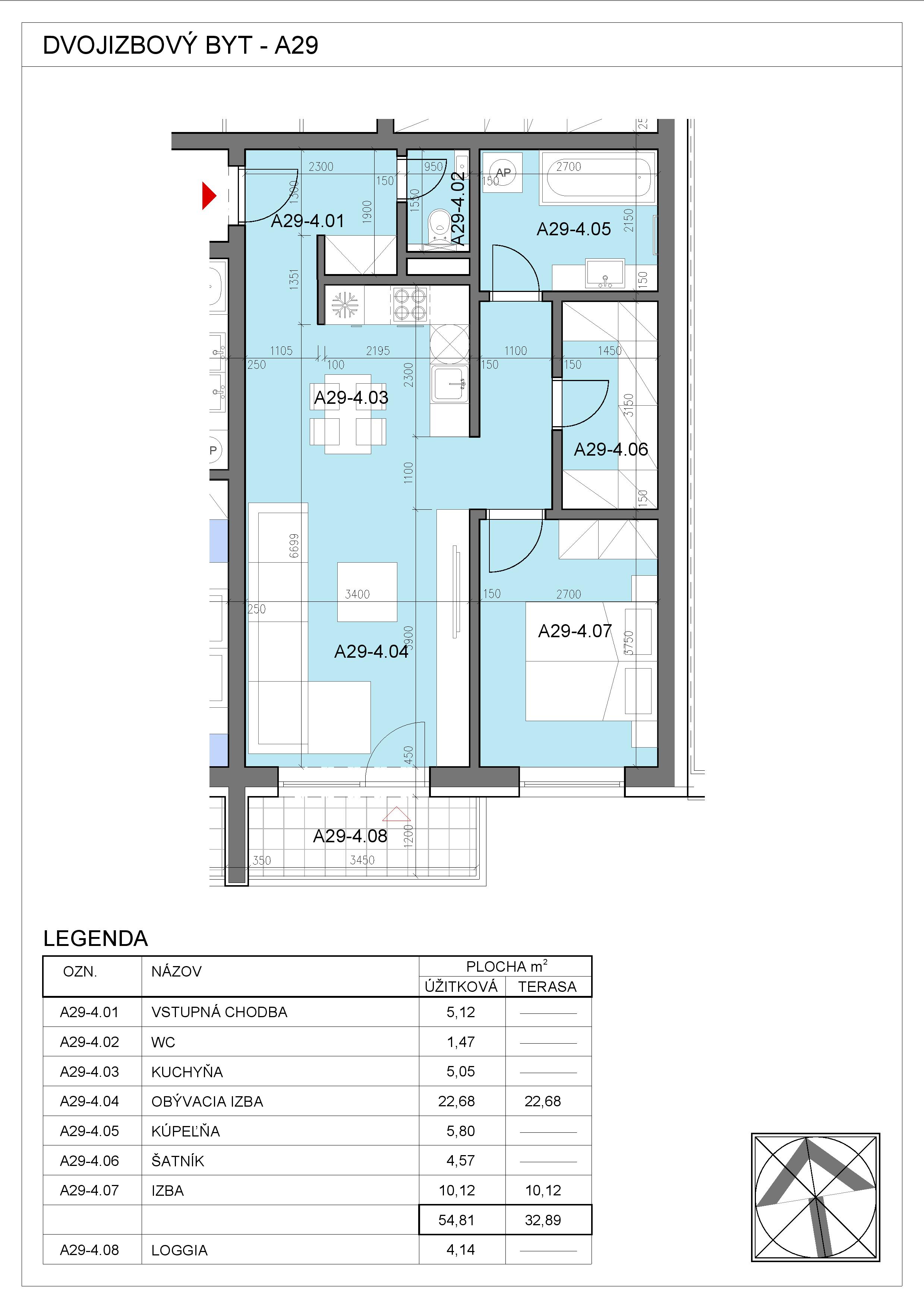 Nový Začiatok - A29 - Pôdorys
