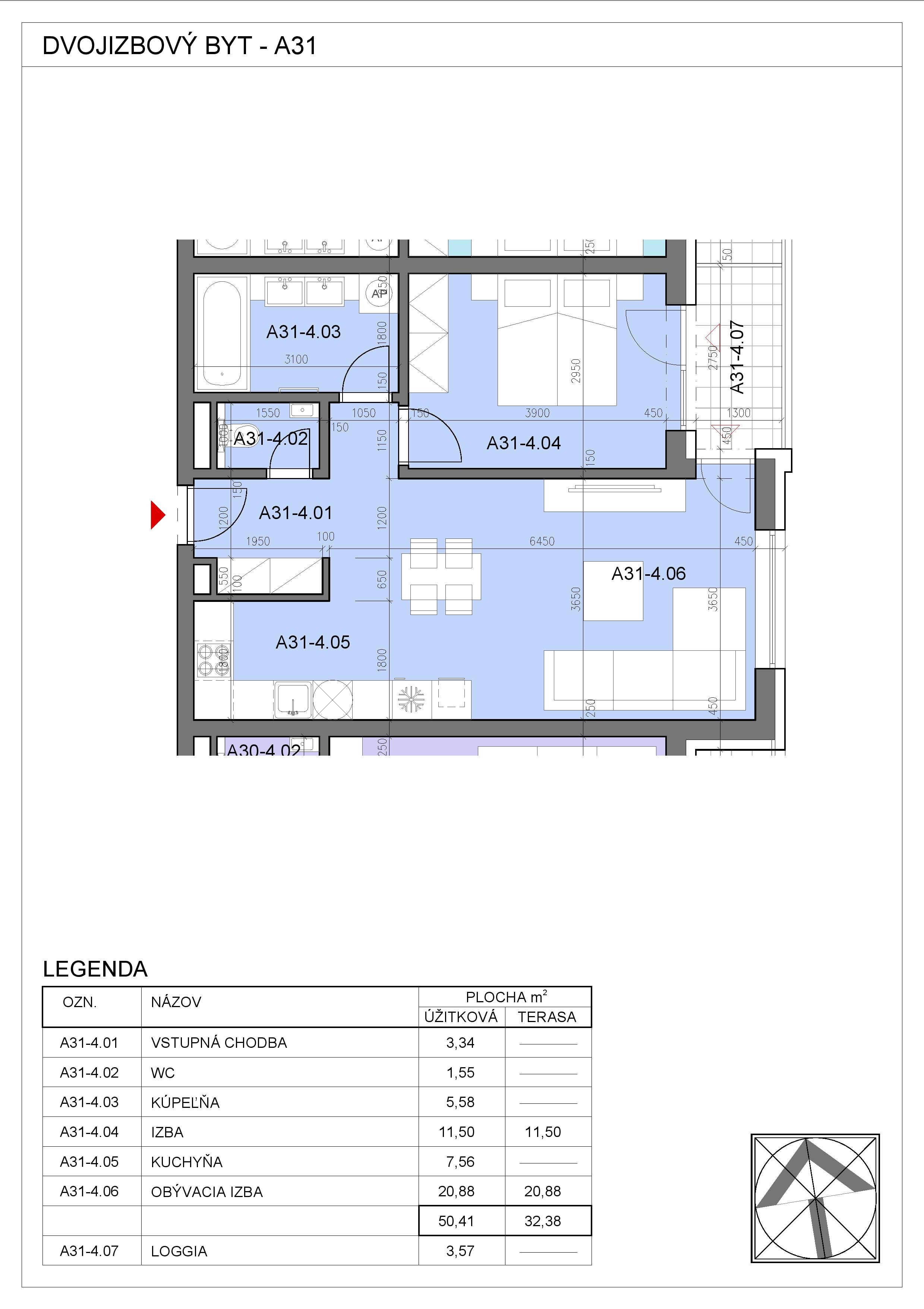 Nový Začiatok - A31 - Pôdorys