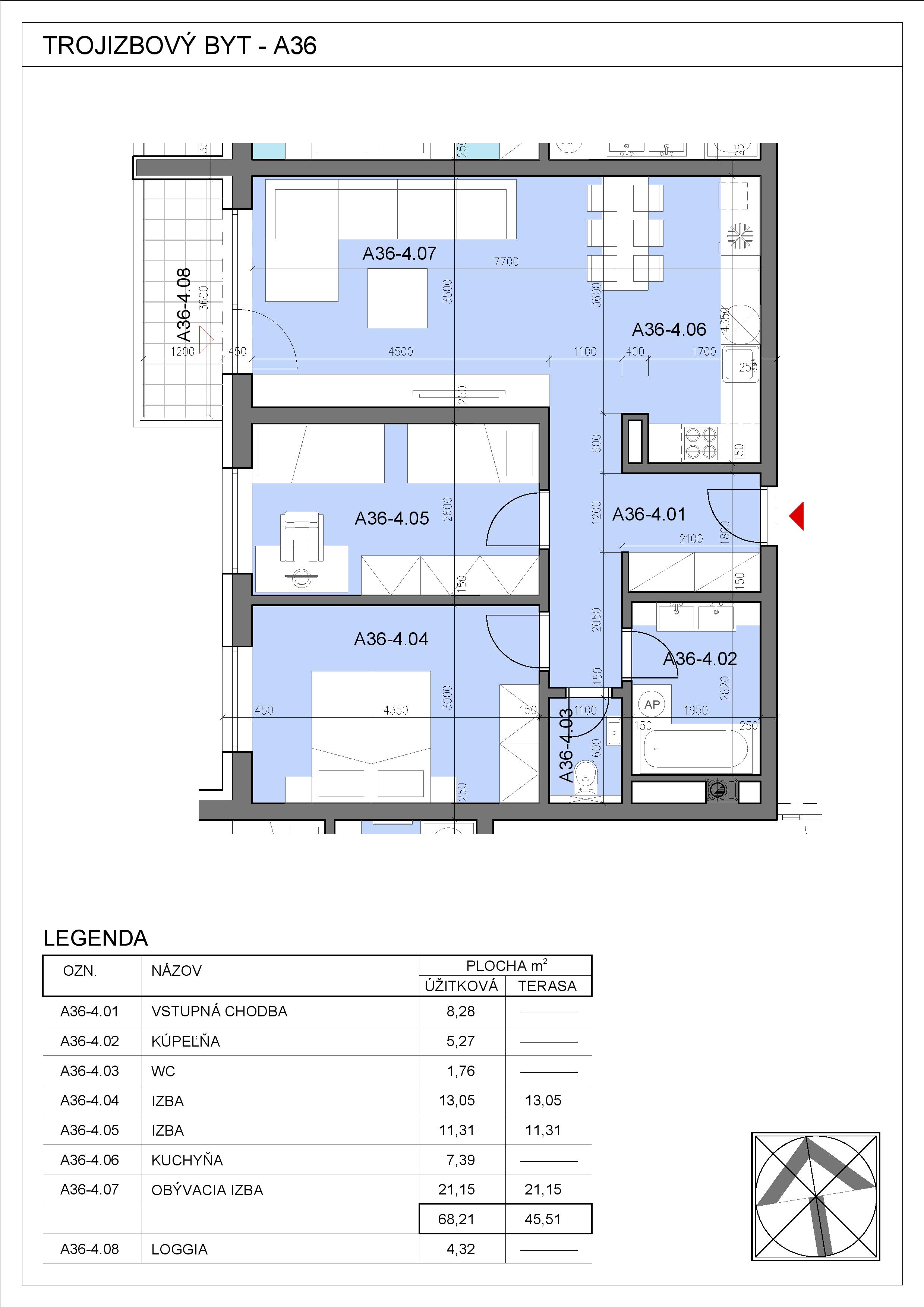 Nový Začiatok - A36 - Pôdorys