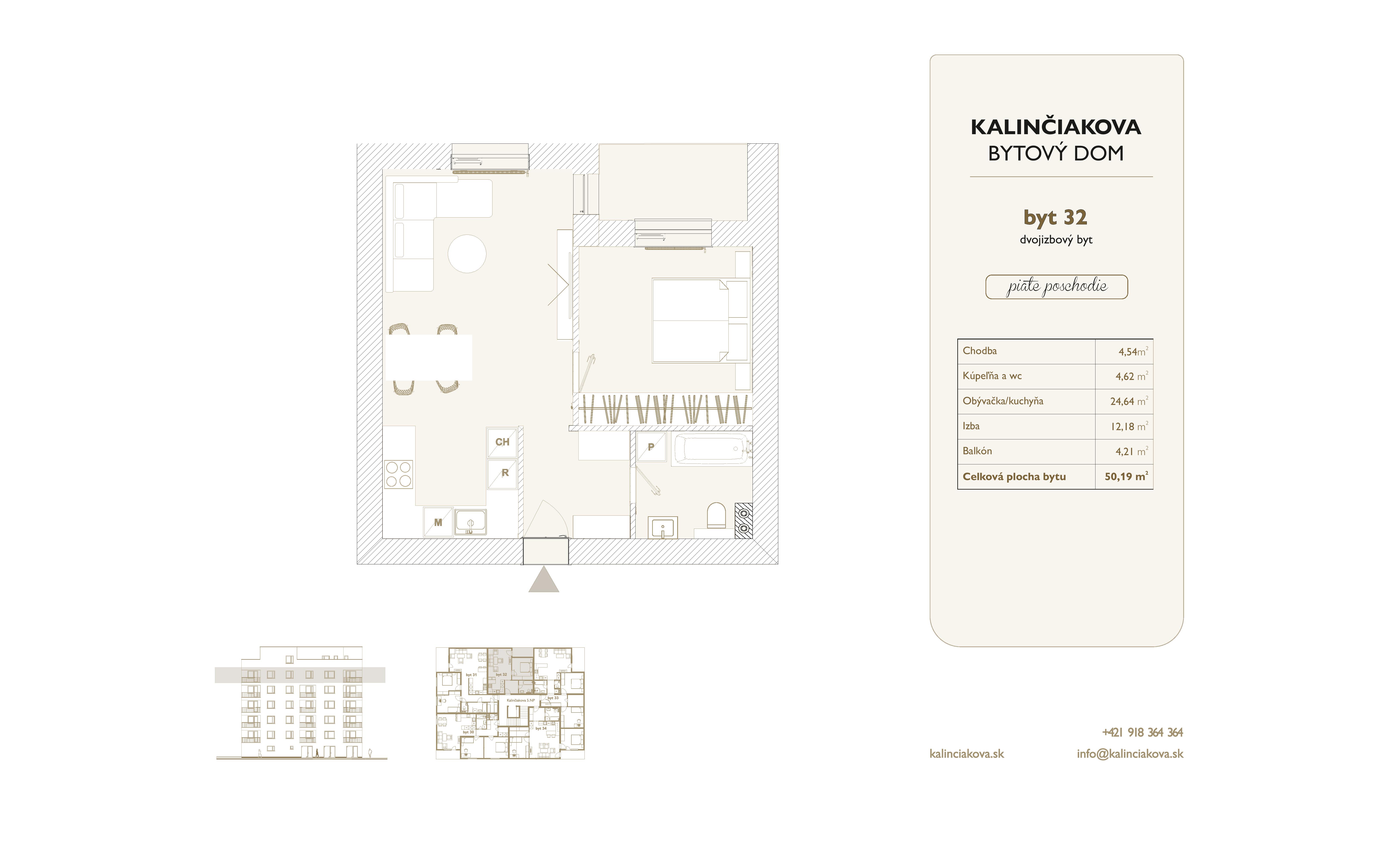 Kalinčiakova Bytový Dom - 32 - Pôdorys
