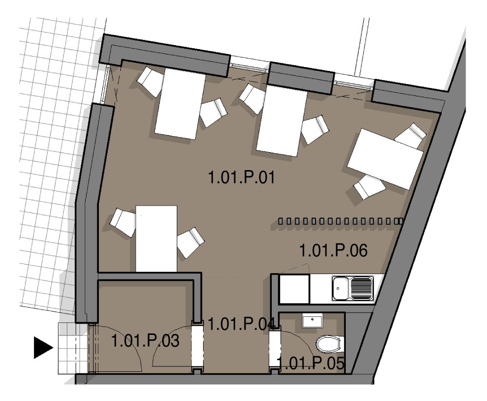 Sokolka premium - Obchodny priestor - Pôdorys